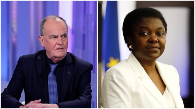 Roberto Calderoli y Cecile Kyenge.