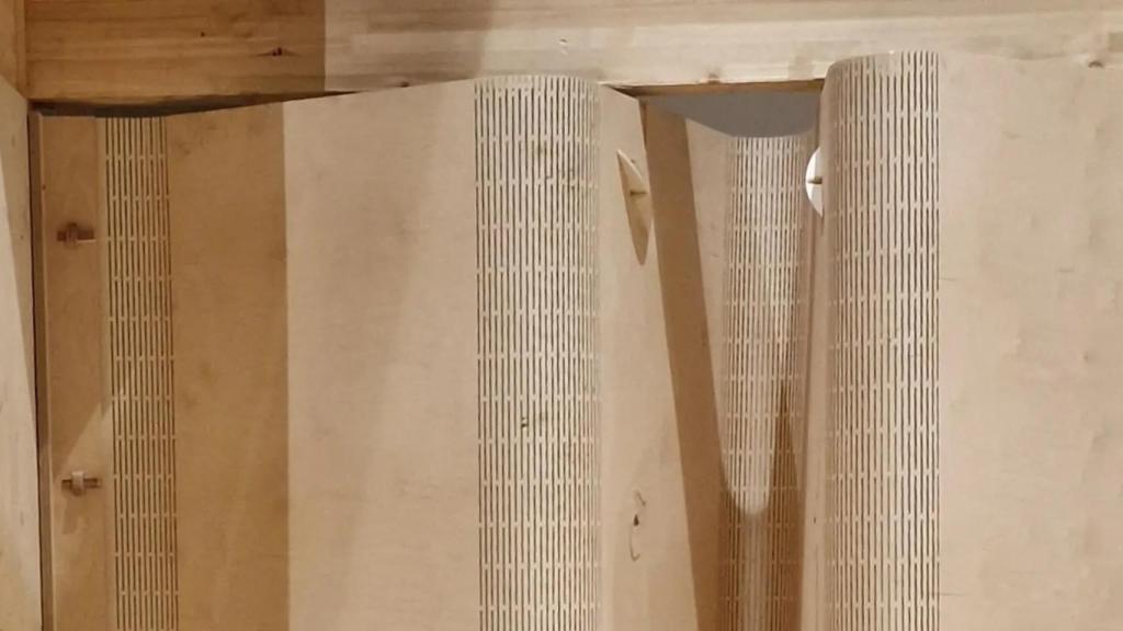 Los tabiques de madera pueden dividir espacios para crear nuevas estancias