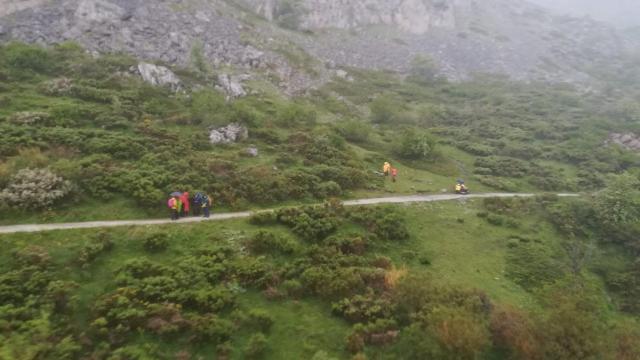 Rescate de senderista en el Pico Espigüete