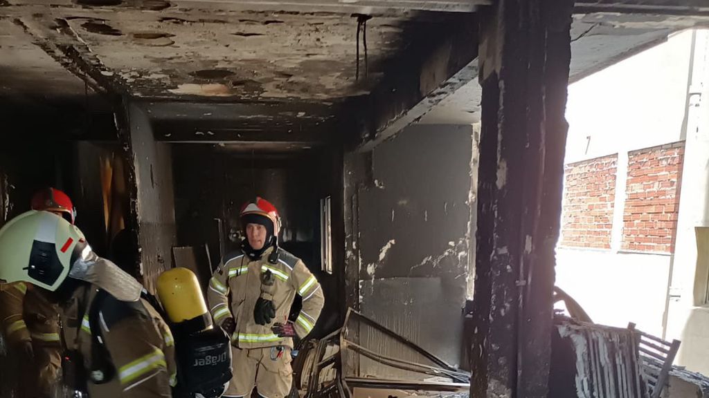 Incendio en la calle Padilla de Valladolid