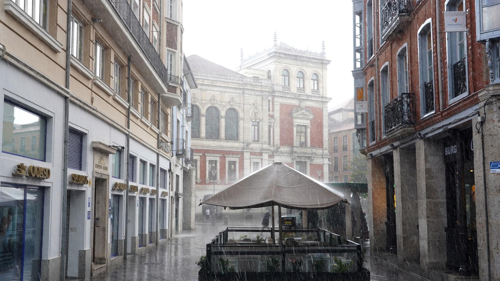Tormenta en Valladolid