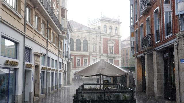 Tormenta en Valladolid