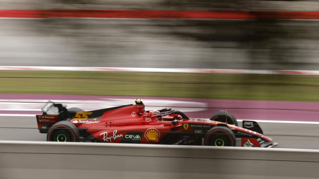 Carlos Sainz, en Montmeló.