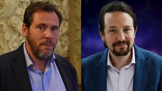 Óscar Puente y Pablo Iglesias en imágenes de archivo