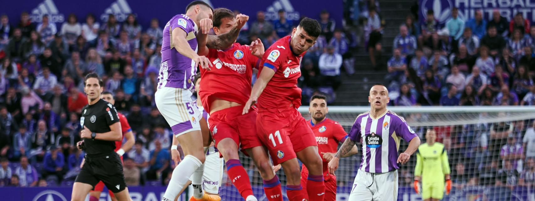 Un lance del Valladolid - Espanyol.