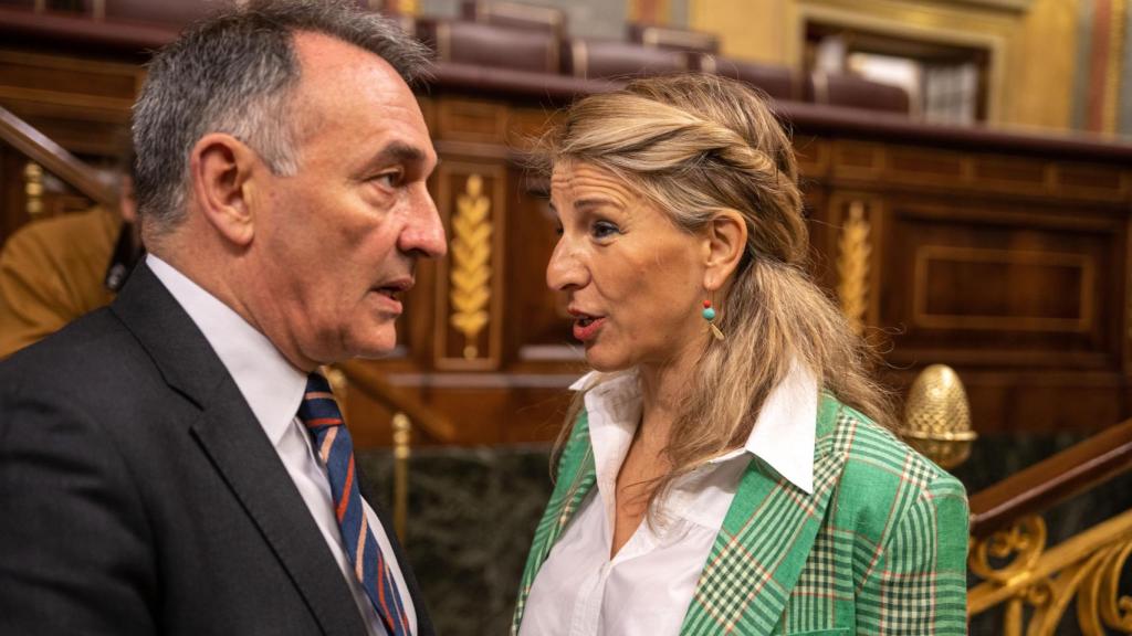 Enrique Santiago y Yolanda Díaz, en una imagen de archivo.