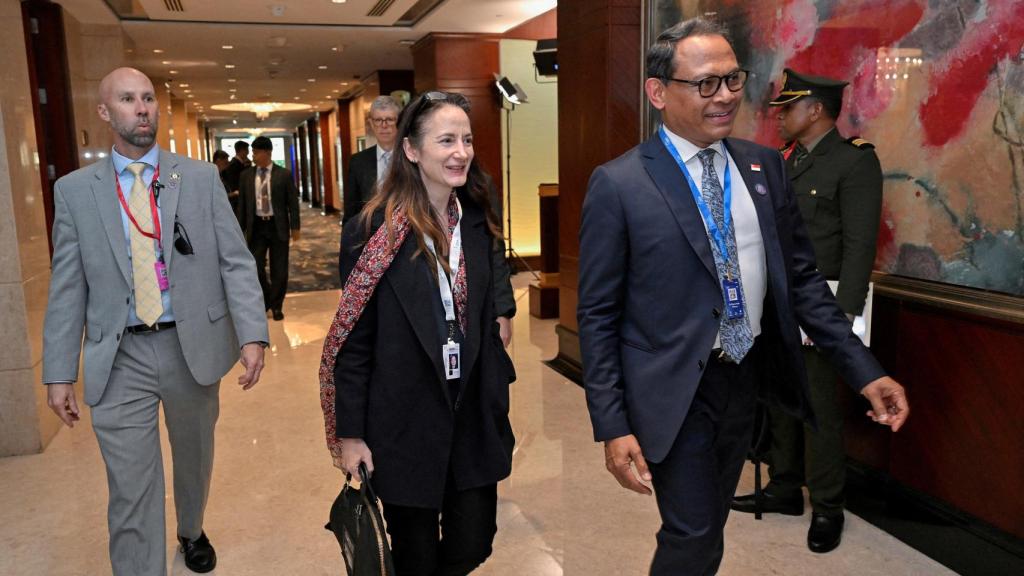 Avril Haines, directora de Inteligencia Nacional de EEUU, esta semana en Singapur