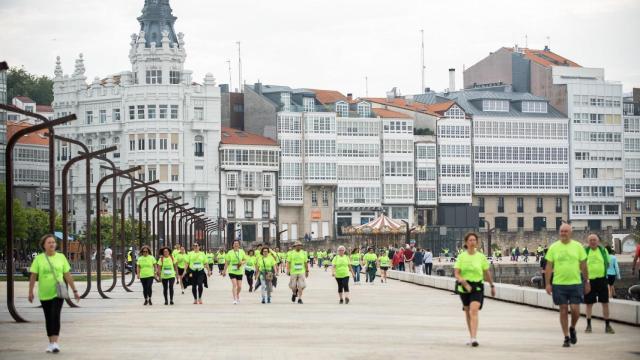 Imagen de una pasada edición de la Andaina contra el Cáncer