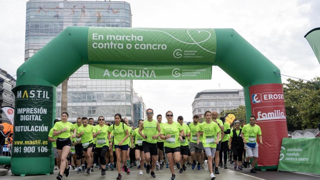 La X andaina solidaria En marcha contra o cancro.