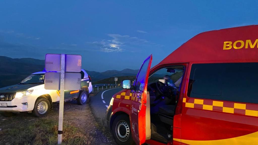 Bomberos de Ávila y Guardia Civil