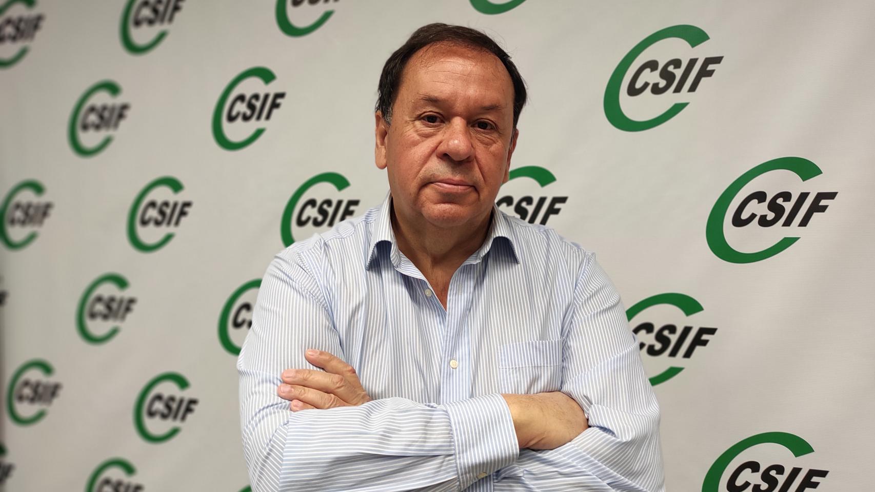 Julio Retamosa, presidente de CSIF en Castilla-La Mancha.