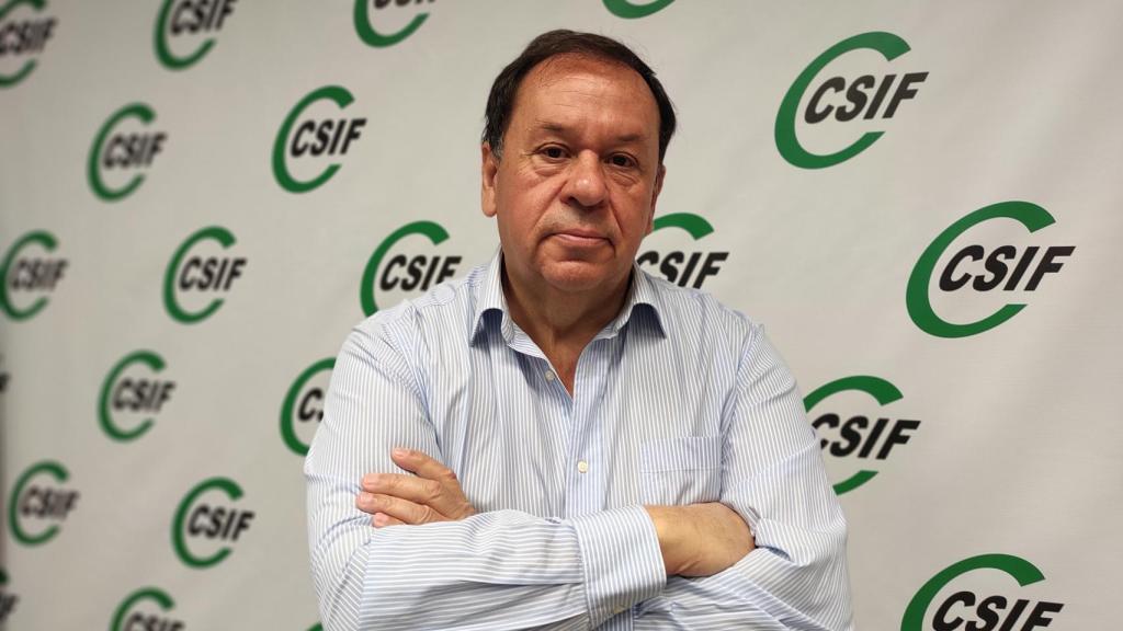 Julio Retamosa, presidente de CSIF en Castilla-La Mancha.
