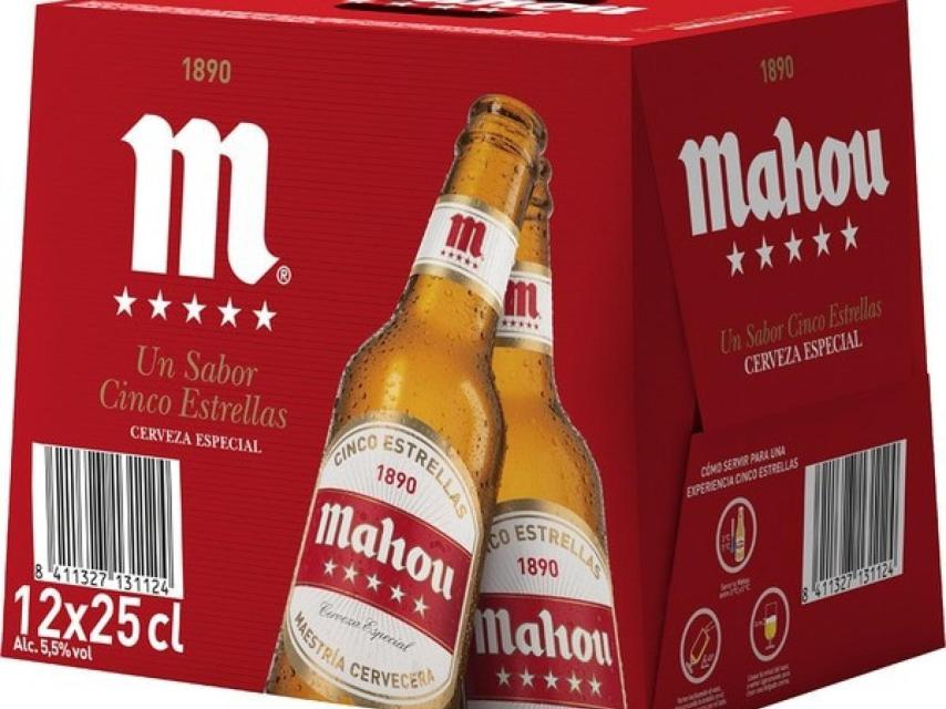 Cerveza Mahou.