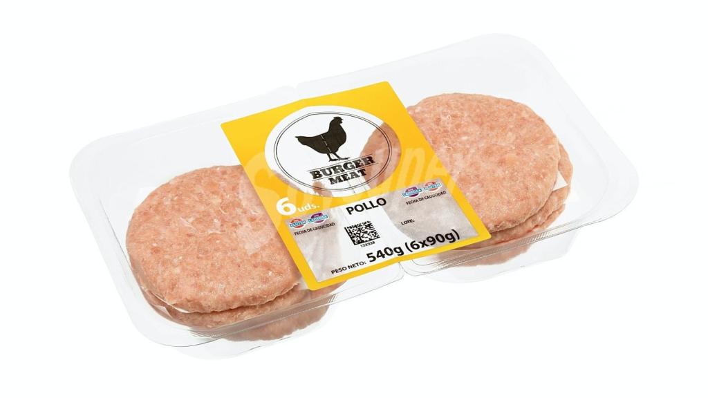 Hamburguesa de pollo.