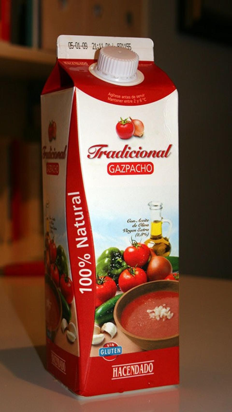 Gazpacho tradicional.