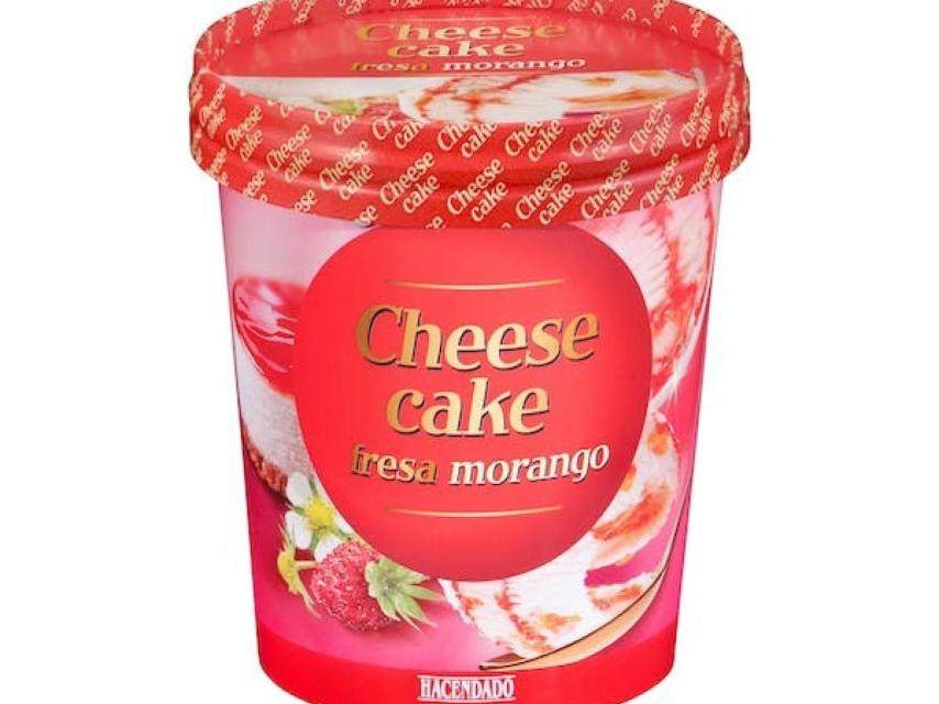 Helado tarta de queso.