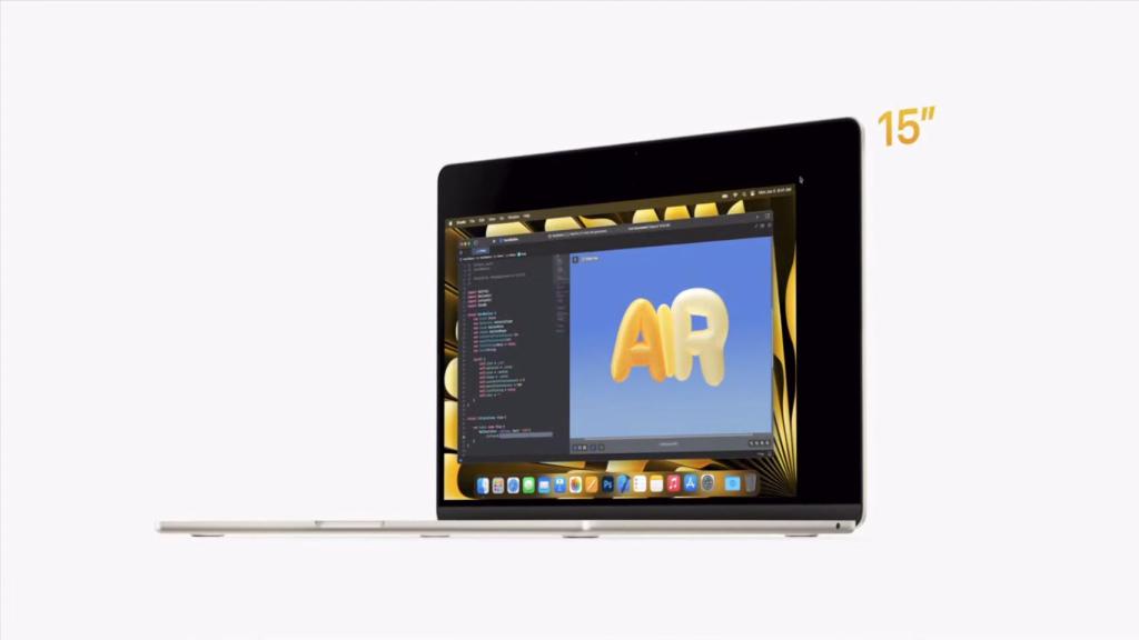 MacBook Air de 15 pulgadas.