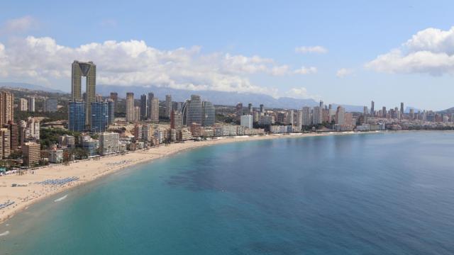 Vistas de Benidorm.