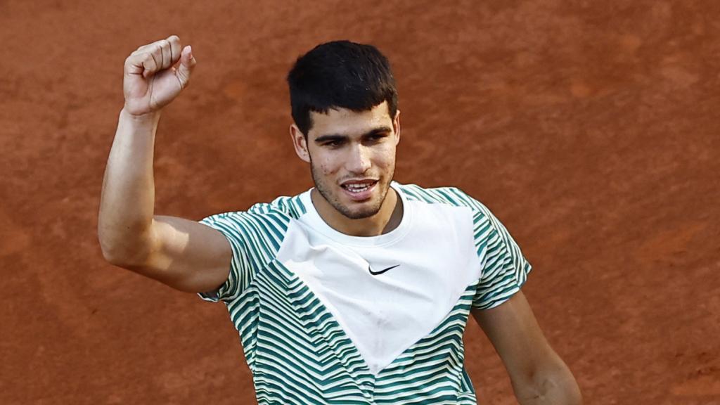 Carlos Alcaraz, en Roland Garros