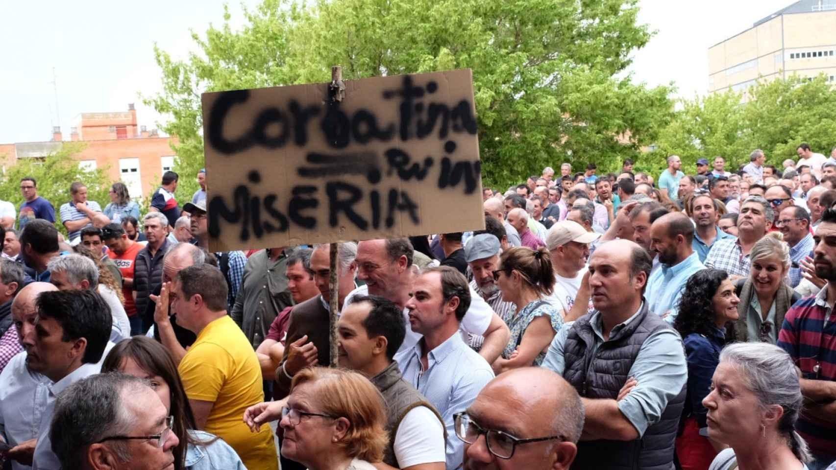 5 de junio, durante el intento de asalto de la Delegación Territorial de la Junta en Salamanca .