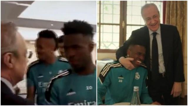 La frase viral de Florentino Pérez a Vinicius