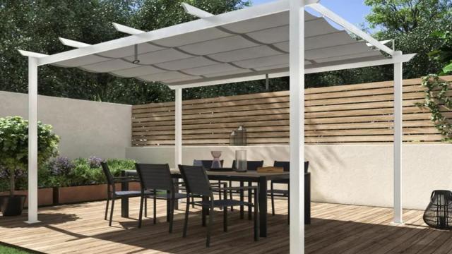 Esta es la pérgola que estabas buscando para tu jardín ¡y ahora tiene 70 euros de descuento!