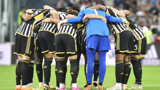 Corro de los jugadores de la Juventus