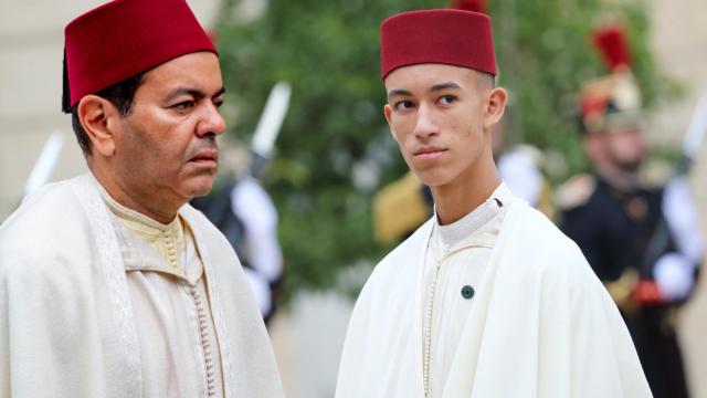 Moulay Hassan y Moulay Rachid, en un montaje de JALEOS.