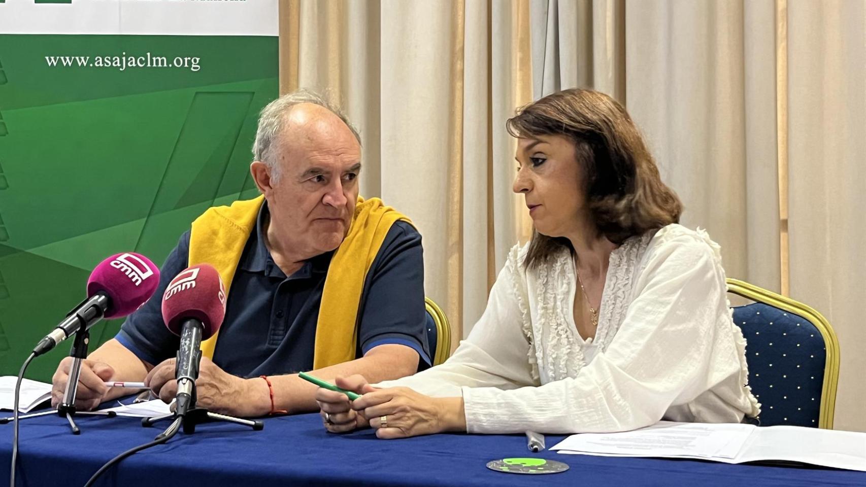 José María Fresneda y Blanca Corroto. Foto: Asaja CLM.