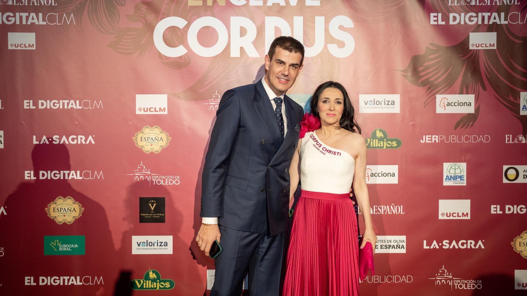 Cruz Sánchez de Lara y el diseñador Alejandro de Miguel.