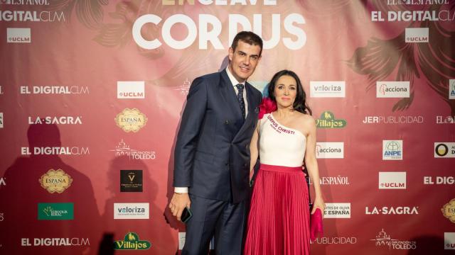 Cruz Sánchez de Lara y el diseñador Alejandro de Miguel.