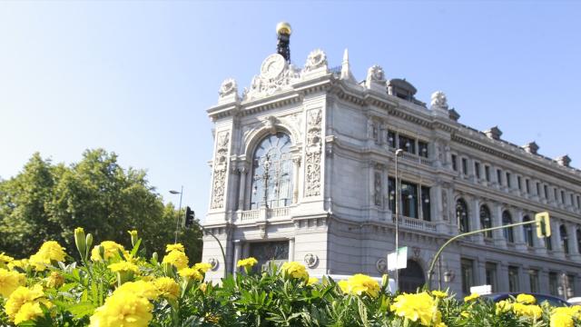 Fachada del Banco de España.