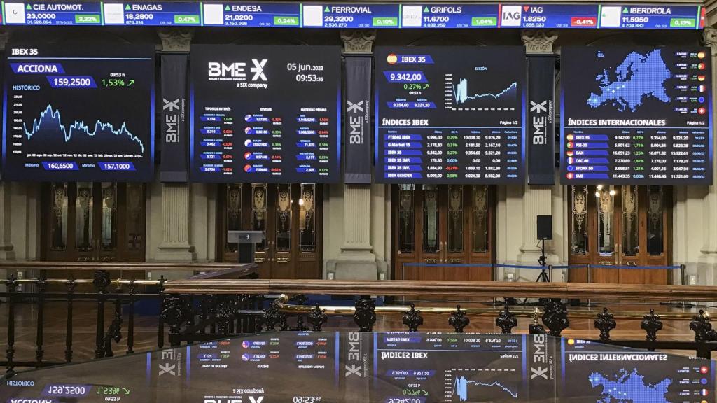 Vista de la Bolsa de Madrid