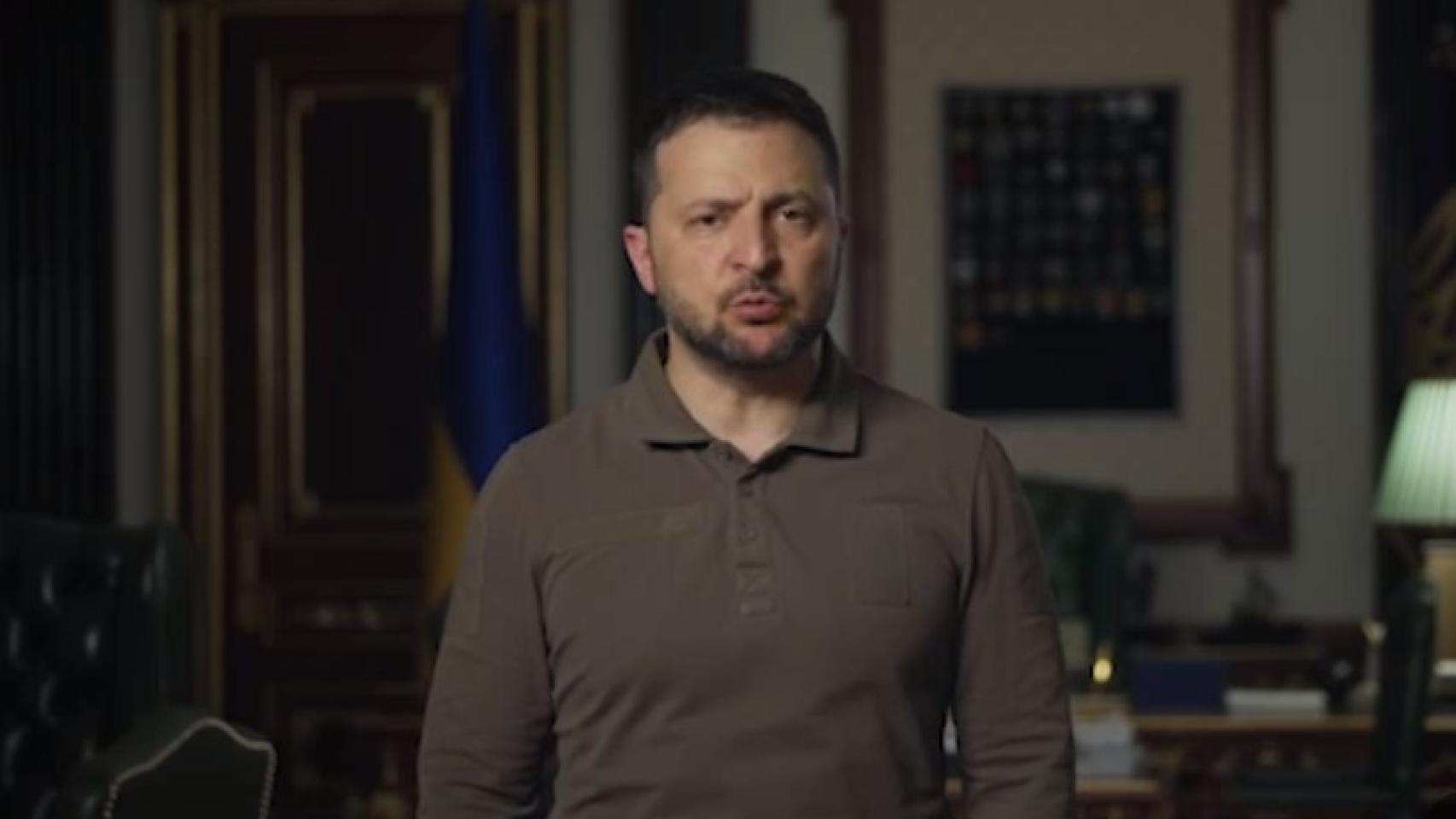 Volodímir Zelenski, en un vídeo publicado este martes en sus redes sociales.