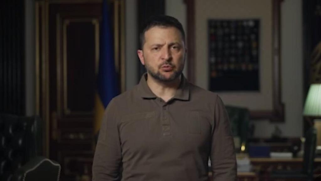Volodímir Zelenski, en un vídeo publicado este martes en sus redes sociales.