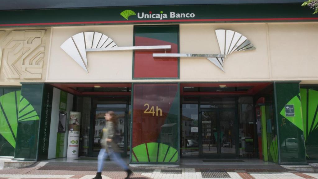 Una oficina de Unicaja Banco.