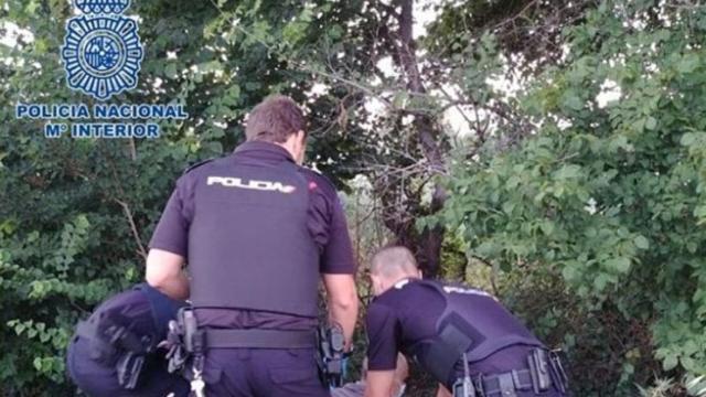 Imagen de archivo de un servicio humanitario de la Policía Nacional