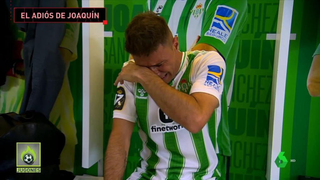 El adiós televisado de Joaquín Sánchez desde dentro (y una desgarradora secuencia para la historia)