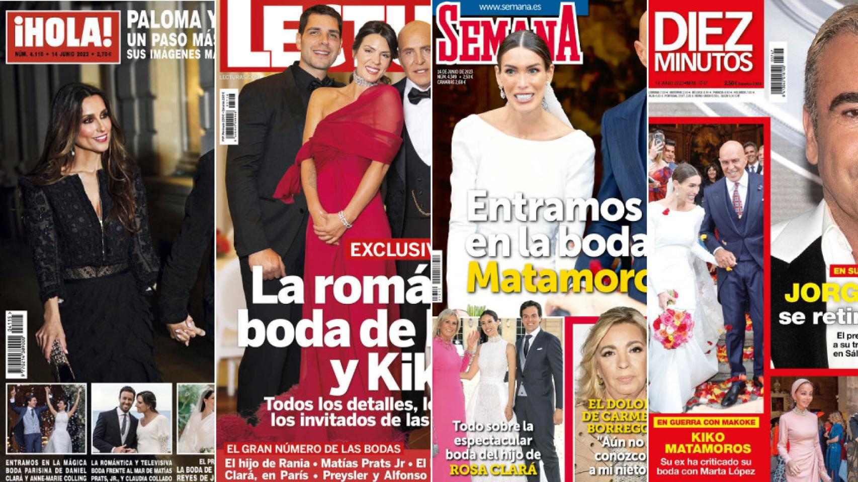 Portadas de revistas.