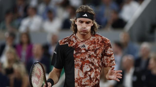 Stefanos Tsitsipas, en Roland Garros