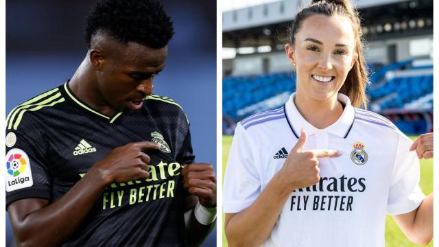 Vinicius Júnior y Caroline Weir