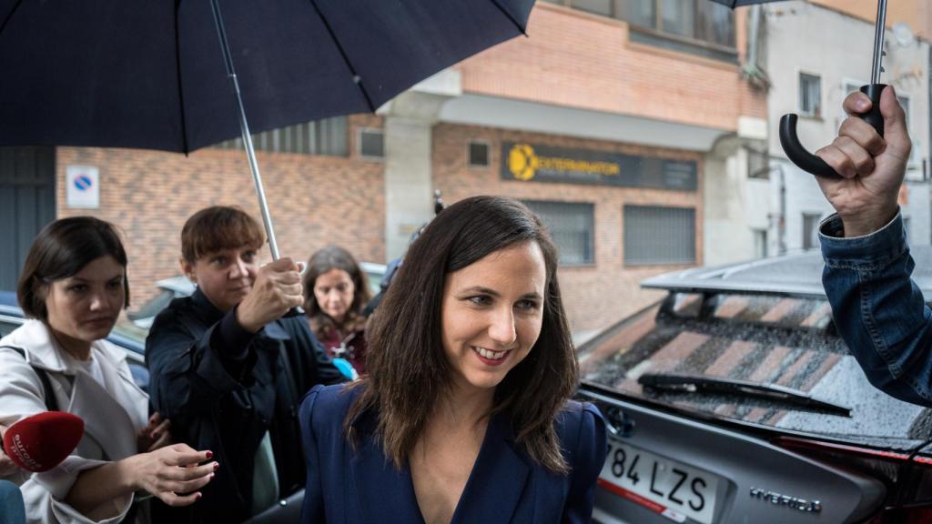 La líder de Podemos y ministra de Derechos Sociales, Ione Belarra, este miércoles.