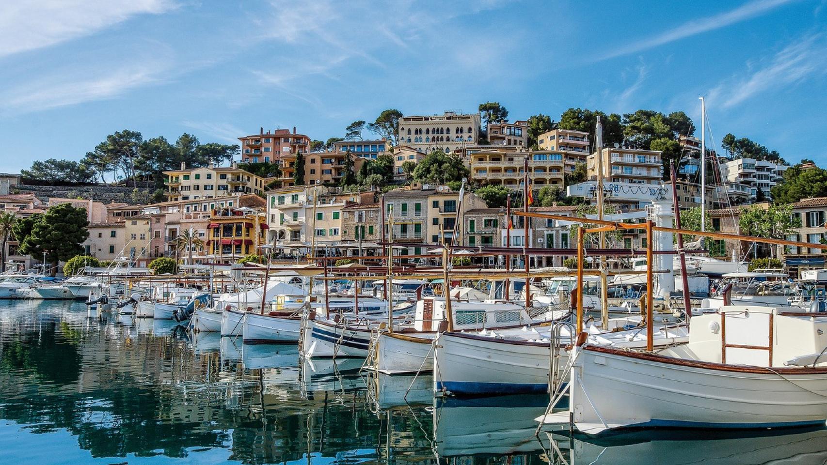 Vista de Sóller, en Mallorca.