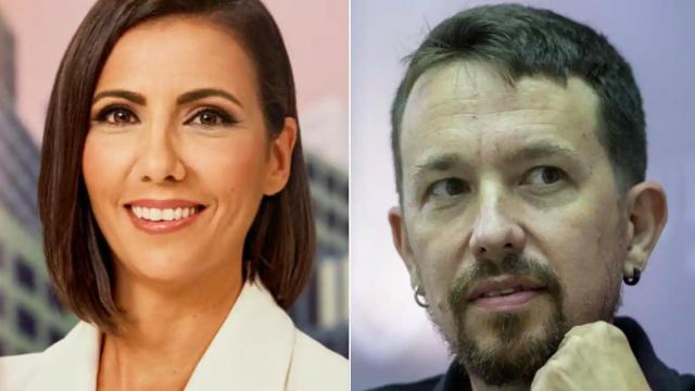 Ana Pastor y Pablo Iglesias en un fotomontaje.