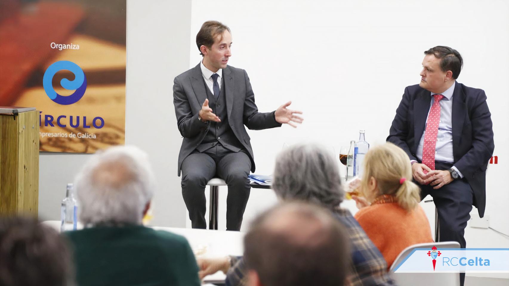 Antonio Chaves en una conferencia en el Círculo de Empresarios en 2017.