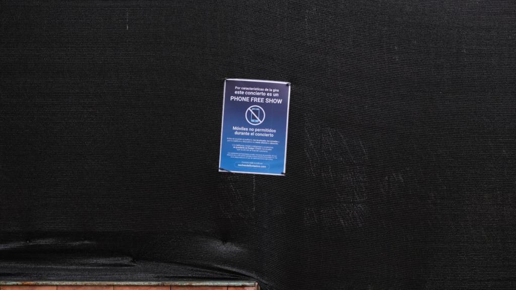 Advertencia de que no se podía grabar.