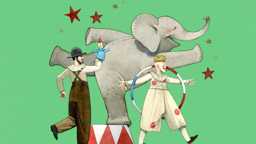 El cartel de Parade, el circo de los valientes