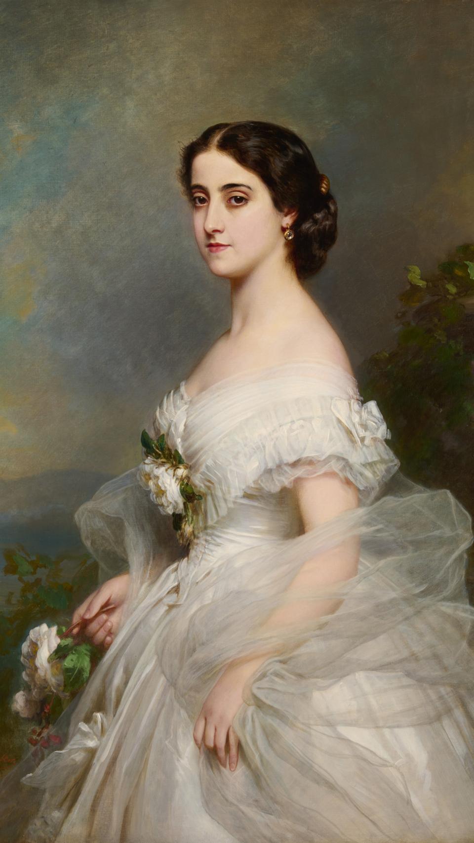 Adelina Patti por Franz Winterhalter.