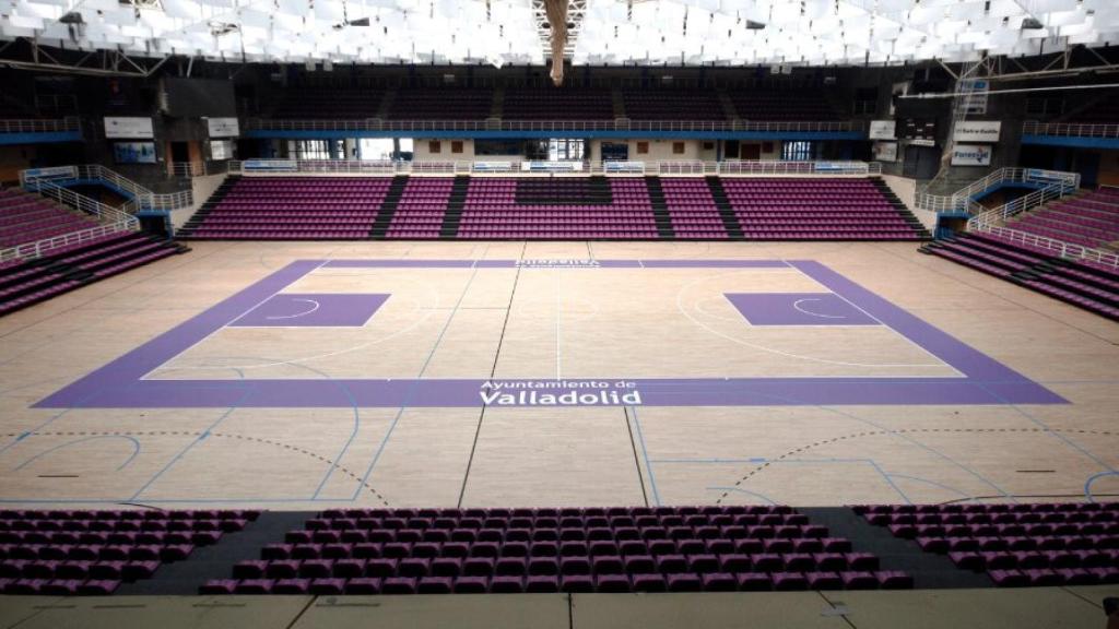 Interior del Polideportivo Pisuerga.
