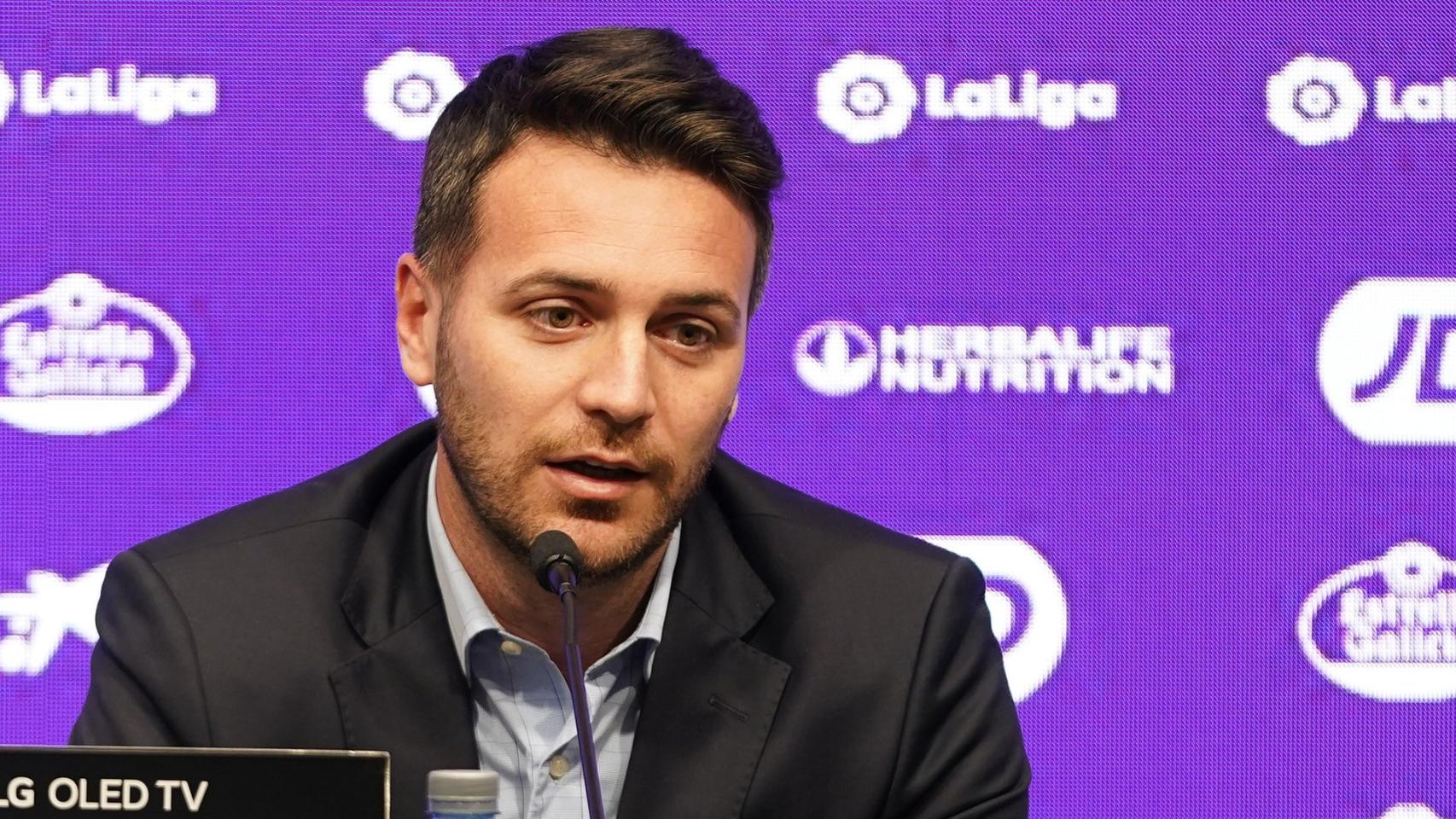 Fran Sánchez en una rueda de prensa